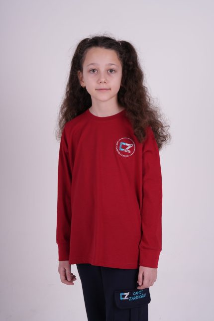 CAHİT ZARİFOĞLU İLKOKULU UZUN KOL SIFIR YAKA T-SHİRT