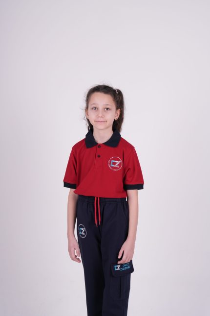 CAHİT ZARİFOĞLU İLKOKULU POLO YAKA KISA KOL T-SHIRT