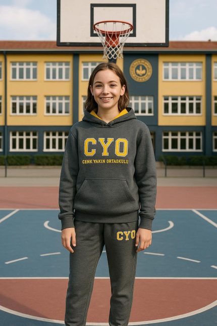 Cenk Yakın Ortaokulu Kapüşonlu Sweat-Shirt